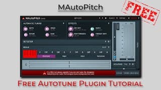 Free Autotune Plugin - MAutoPitch | Free Plugin Friday Ep. 15